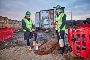 Asif Ghafoor CEO of Be.EV. launching their ev charging park in Newton Heath, Manchester,