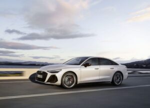 Audi A6 e-hybrid quattro driving image