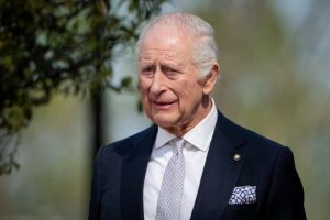 King Charles III who has taken delivery of a lotus eletre ev