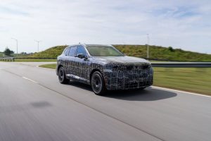 BMW iX5 electric in testing